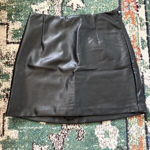 Abercrombie Leather Skort